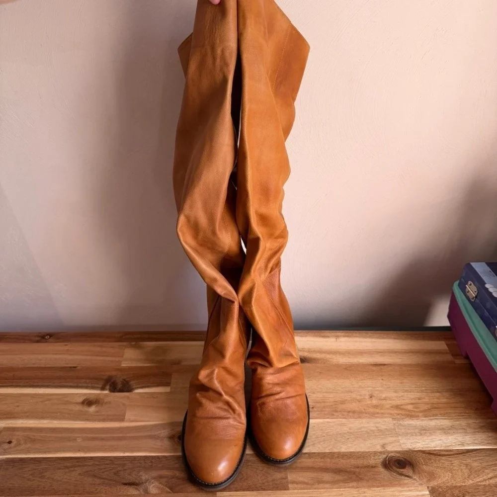 Free People Elle Tall Slouch Boots NEW